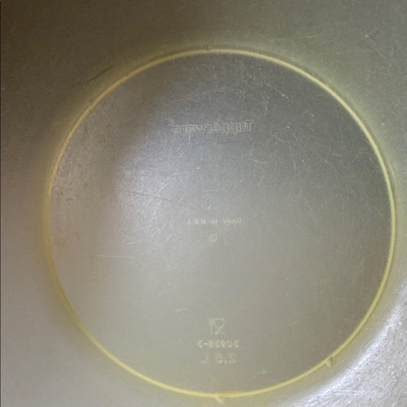 Tupperware Yellow Kitchen Storage Bowl with Lid - Picture 2 of 4